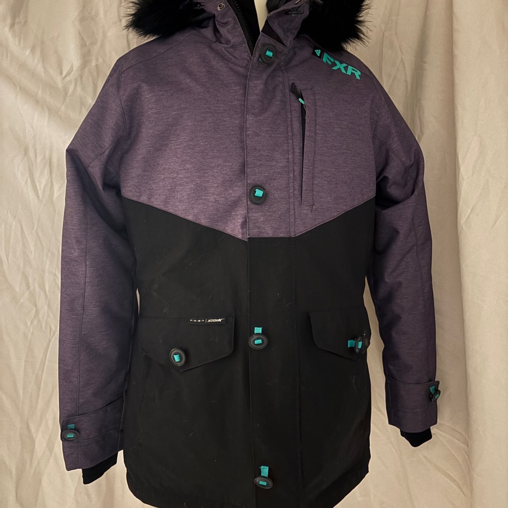 FXR Women's Purple and Black Ski Jacket